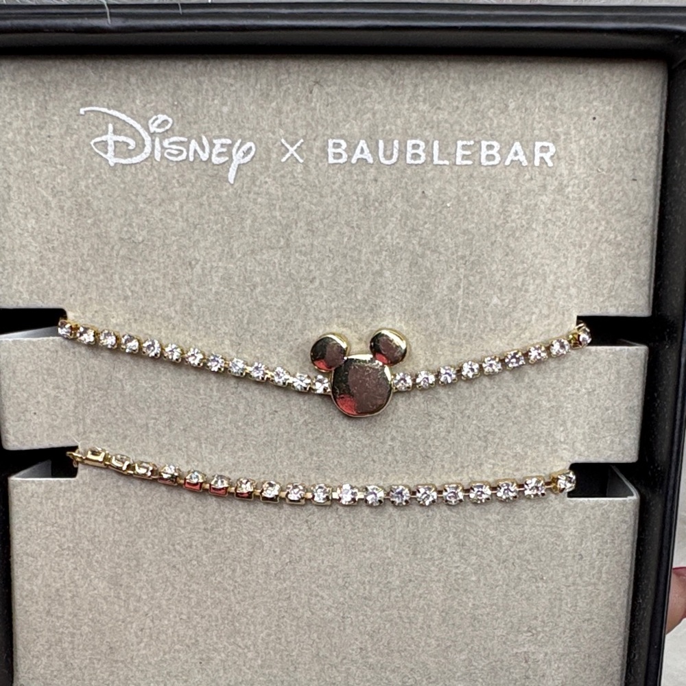Disney x BaubleBar Gold and Silver Bracelet Set